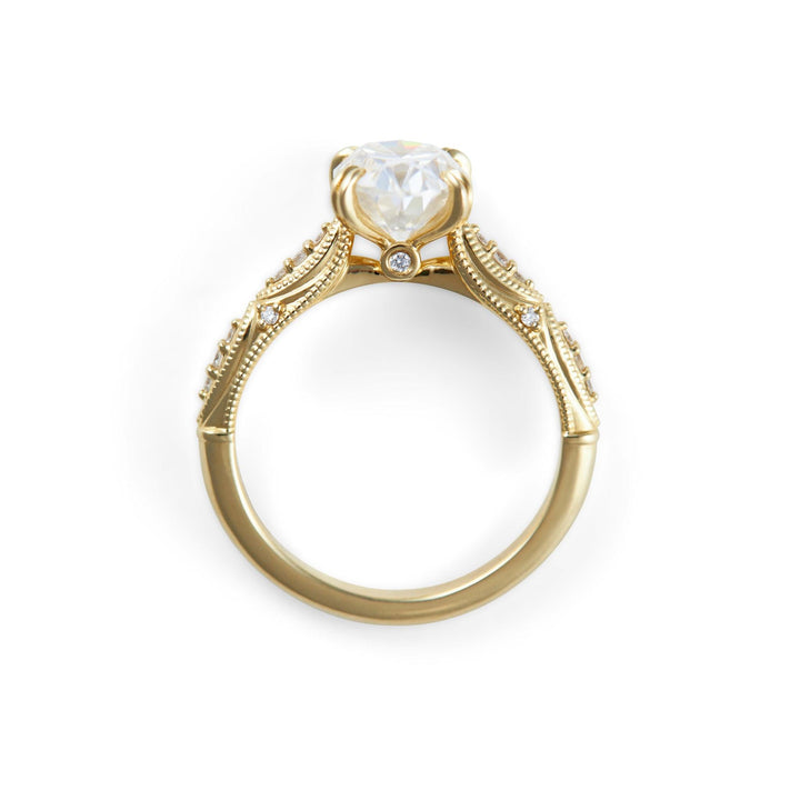 *Pre-Owned* Customized Genevieve Moissanite Engagement Ring - Identity Diamonds