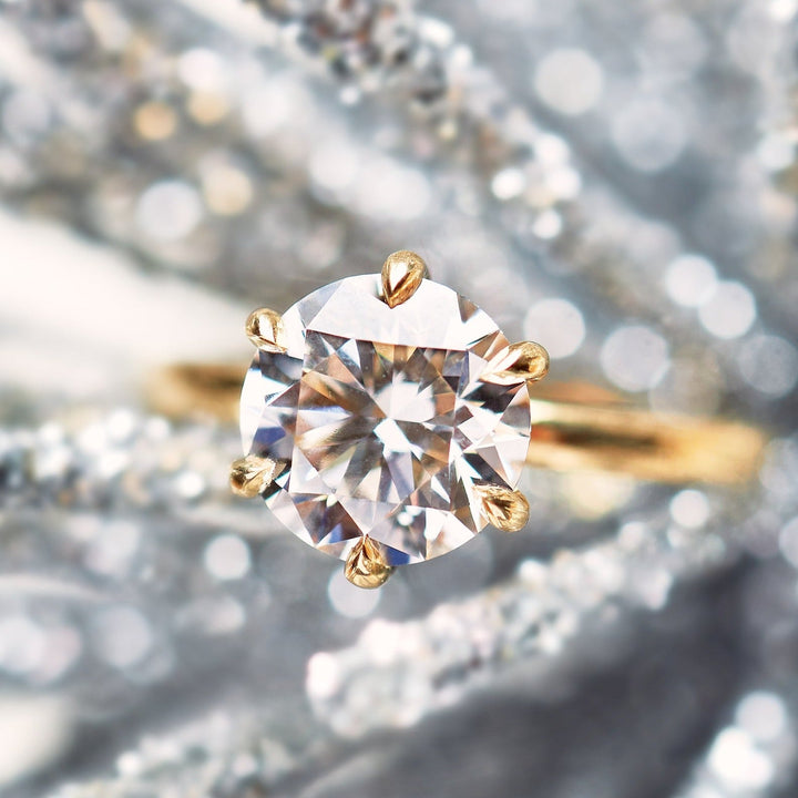 Cassidy Moissanite Engagement Ring - Identity Diamonds