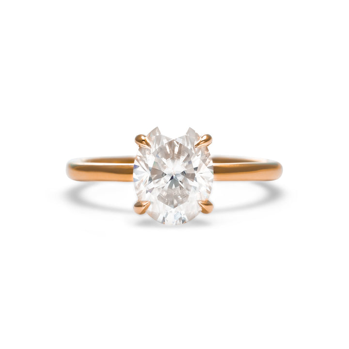 Jenny Oval Cut Diamond Engagement Ring - Identity Diamonds