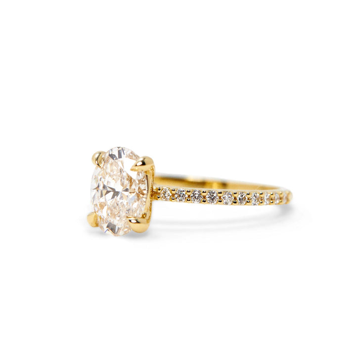 CLEARANCE - Aurora Oval Cut Diamond Engagement Ring