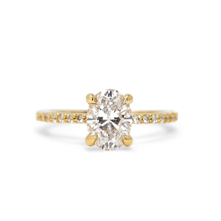 CLEARANCE - Aurora Oval Cut Diamond Engagement Ring