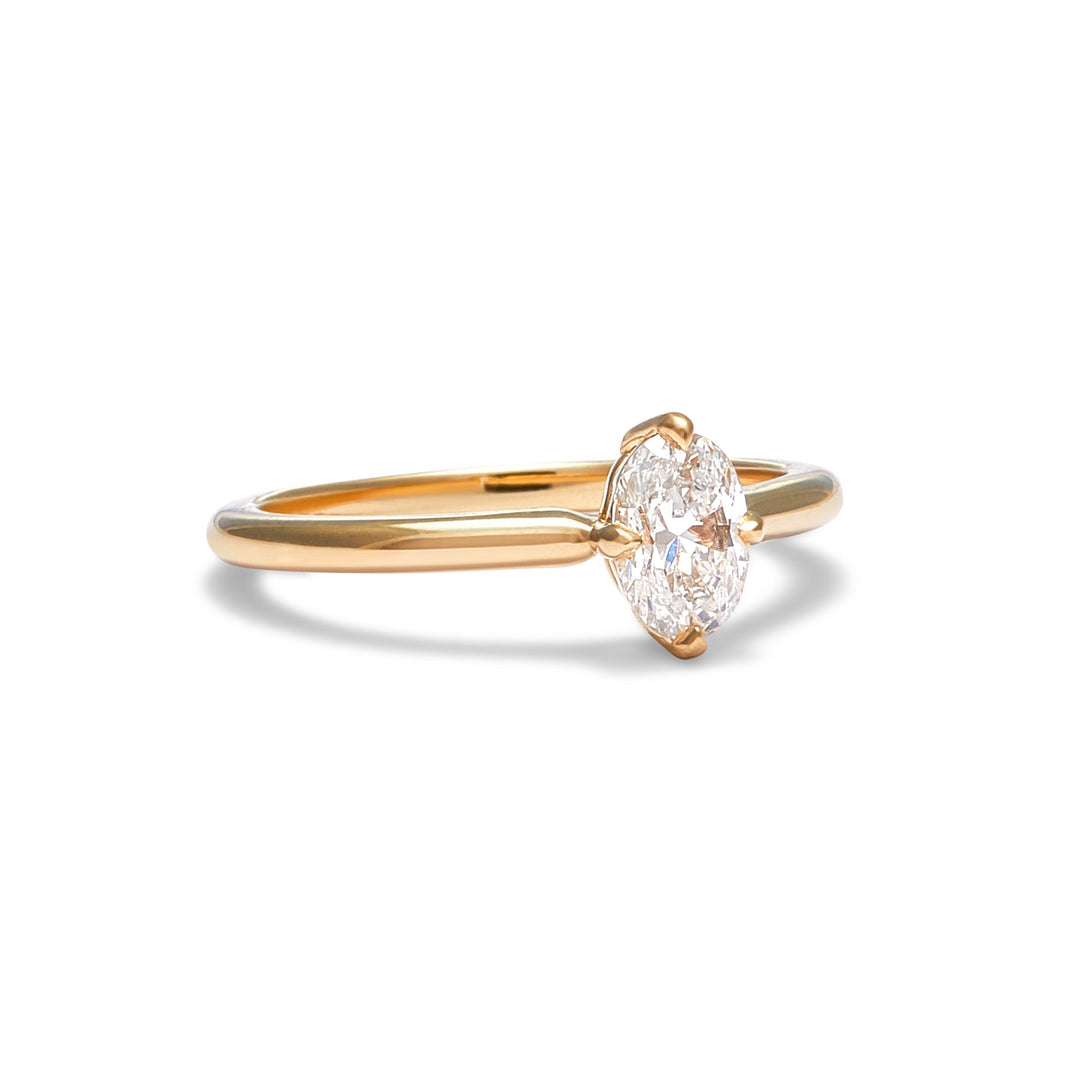 Anillo de compromiso de diamantes Teagan