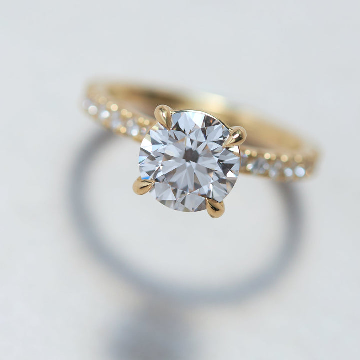 Levi Moissanite Engagement Ring - Identity Diamonds