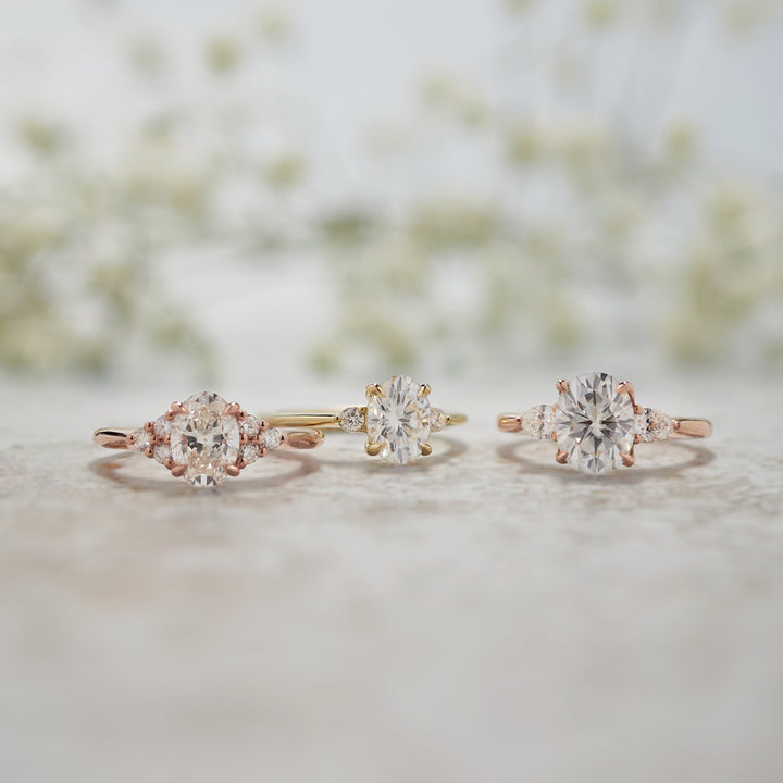 Lisbeth Oval Cut Engagement Ring - Identity Diamonds