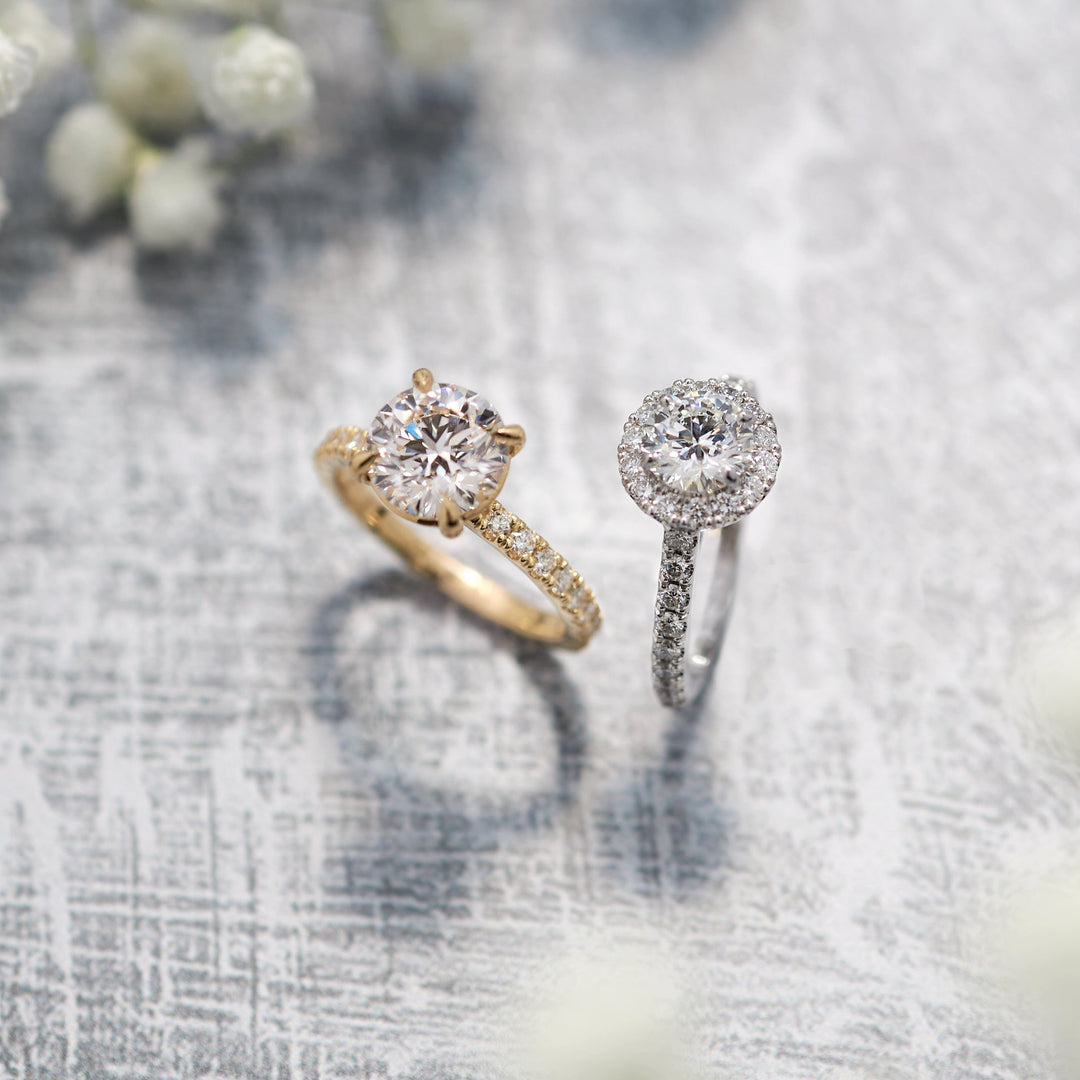 Levi Moissanite Engagement Ring - Identity Diamonds