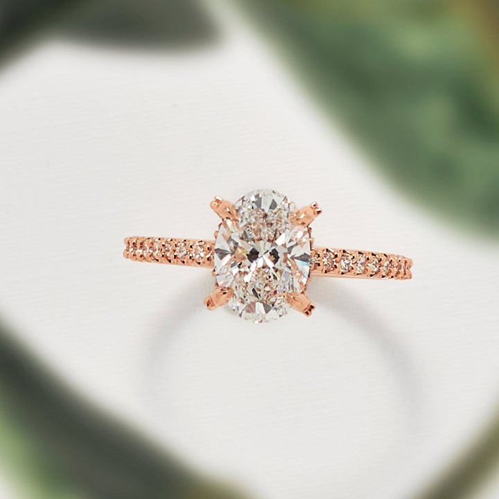 Ariel Oval Cut Engagement Ring - Identity Diamonds