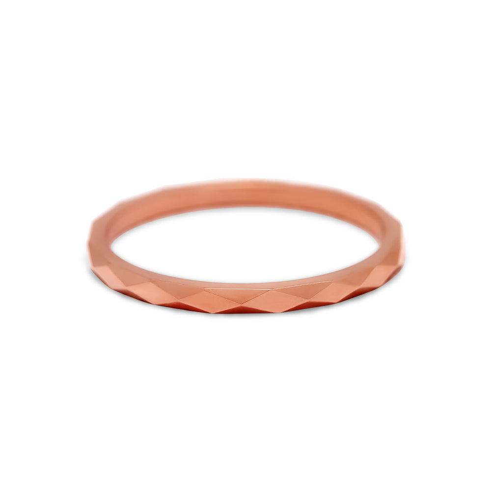 Laure Faceted Band - Identity Diamonds
