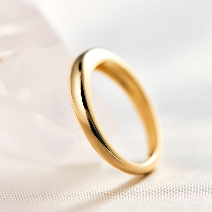Petite Domed Diamond Ring