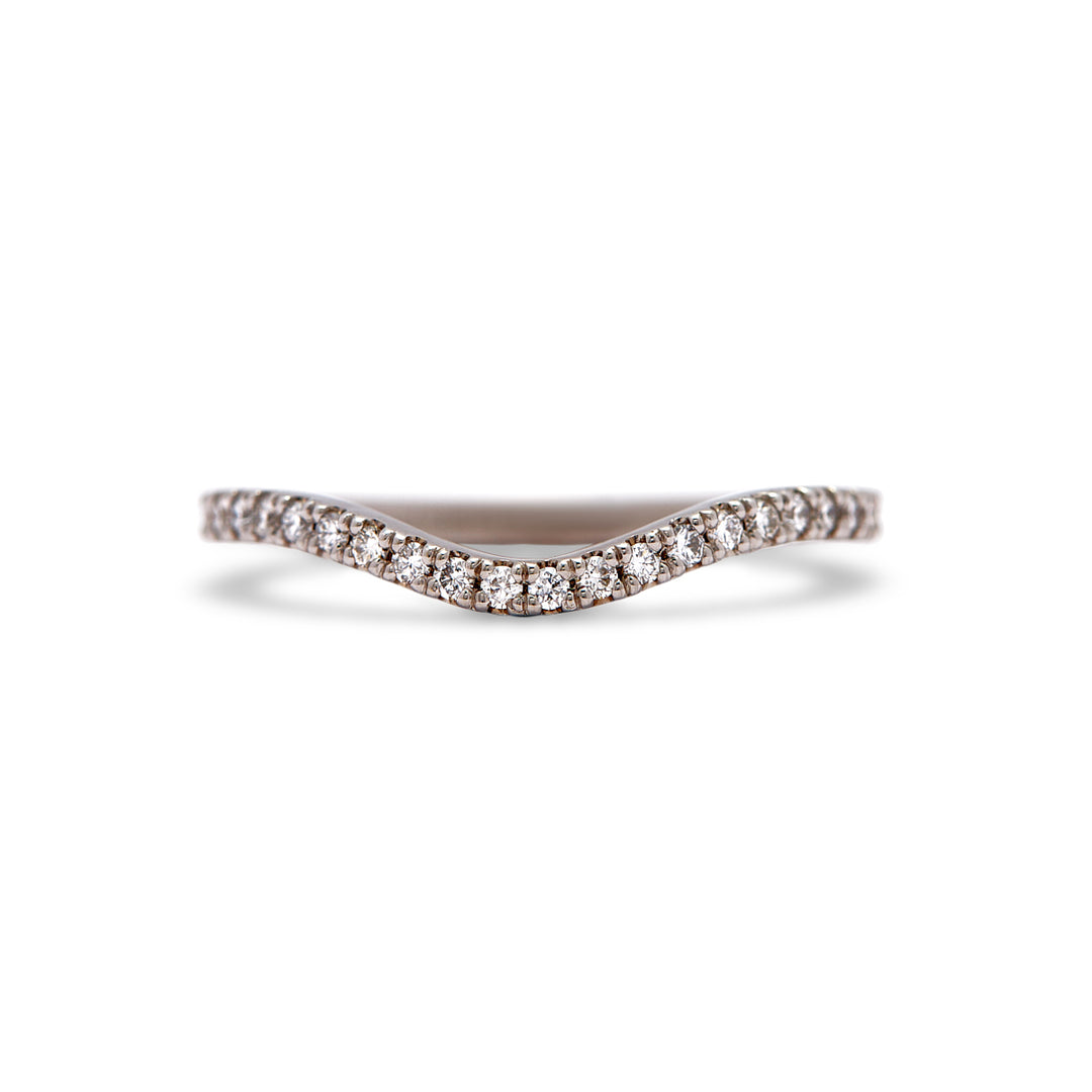 Lisbeth Contoured Diamond Band - Identity Diamonds