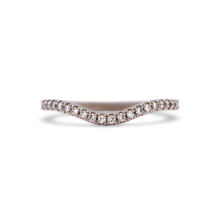 Lisbeth Contoured Diamond Band - Identity Diamonds