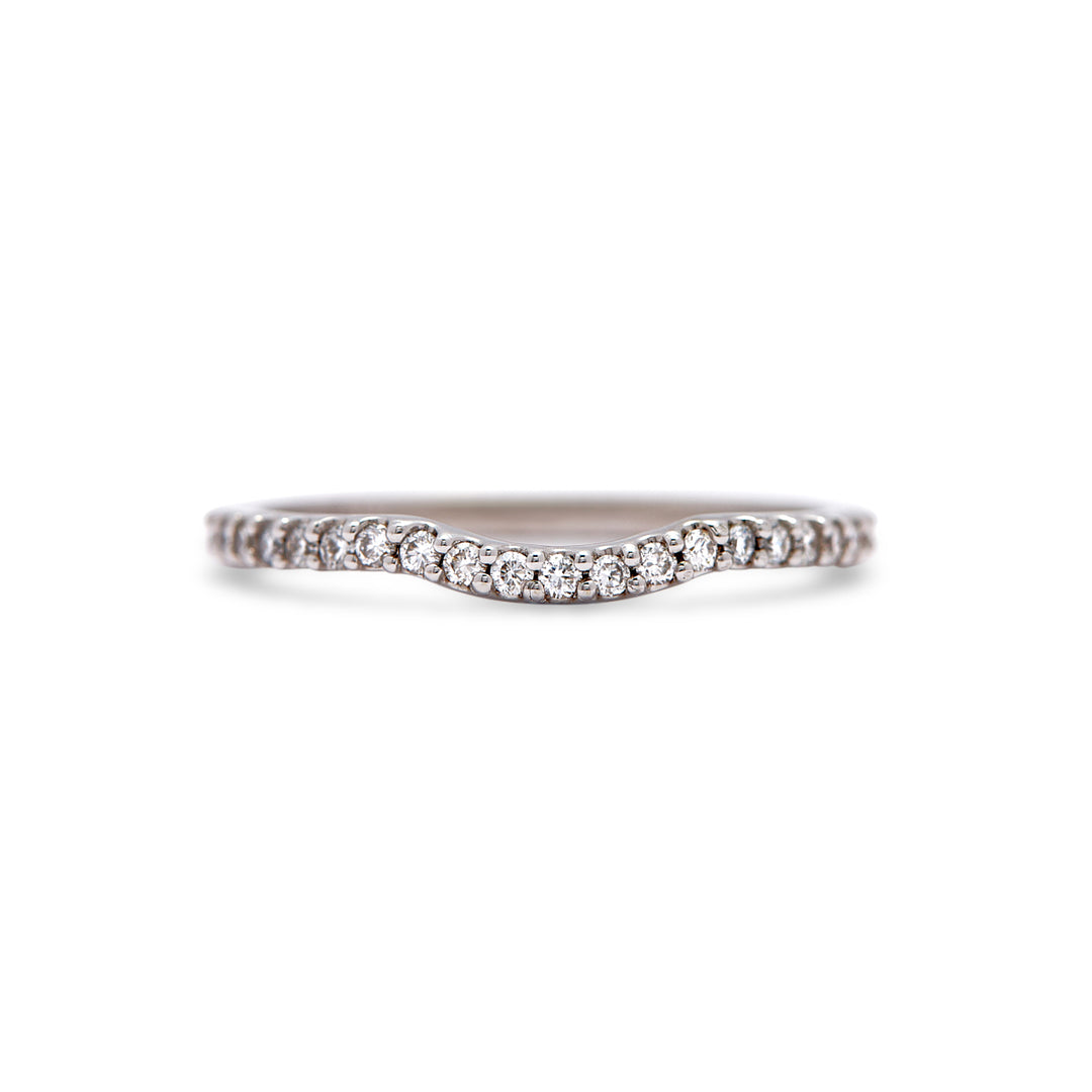 Molly Contoured Diamond Band - Identity Diamonds