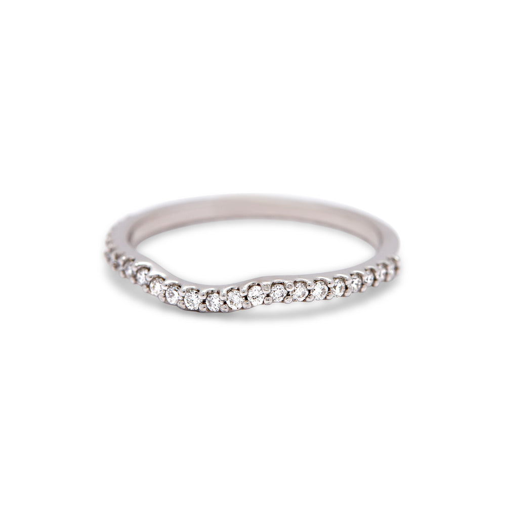 Molly Contoured Diamond Band - Identity Diamonds