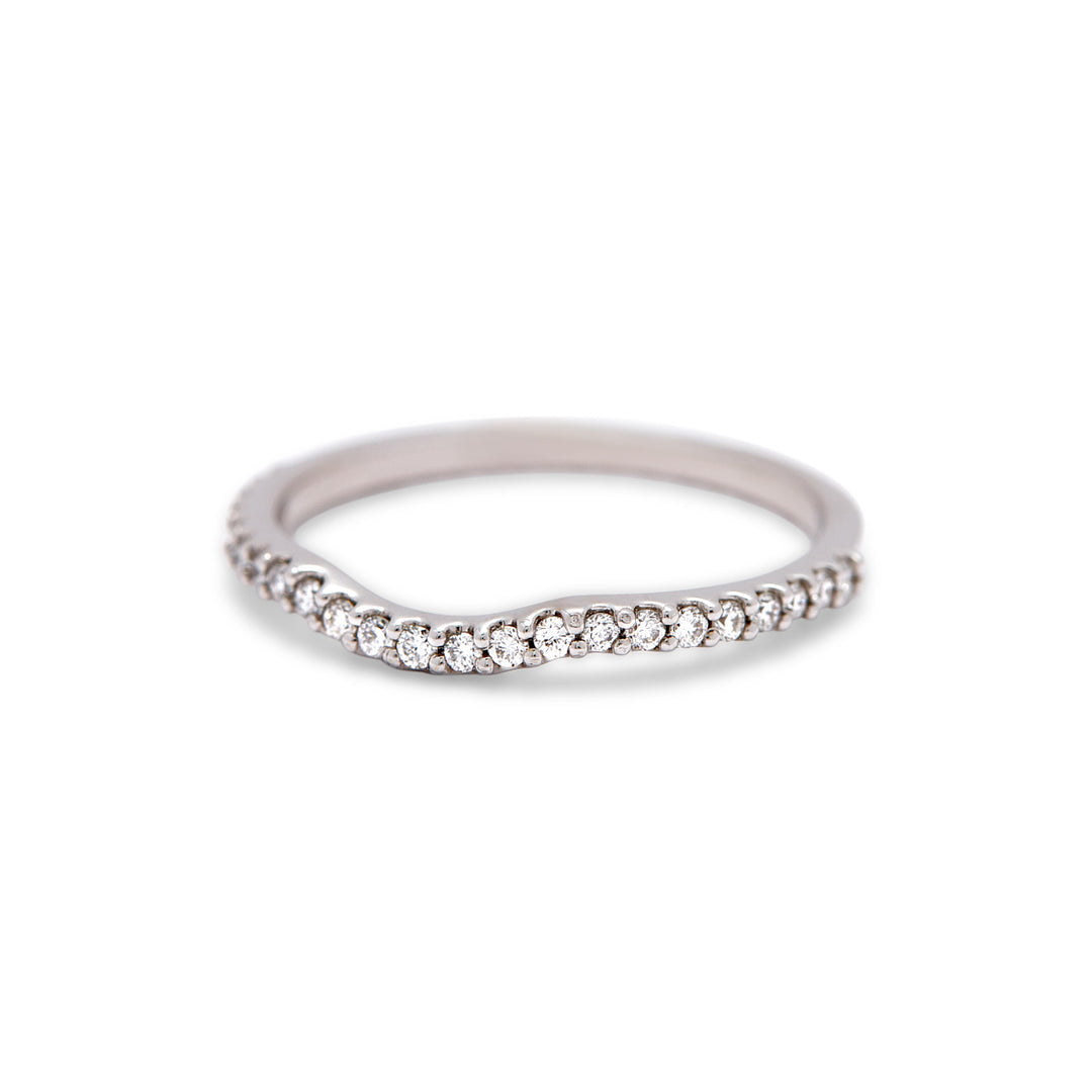 Molly Contoured Diamond Band - Identity Diamonds