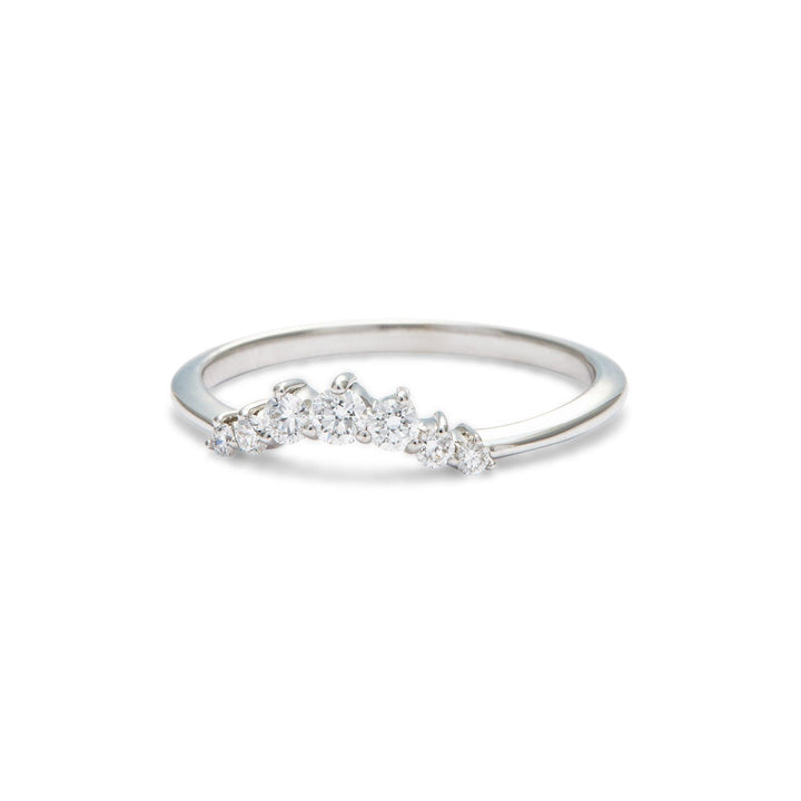 Julia Contoured Diamond Band - Small - Identity Diamonds