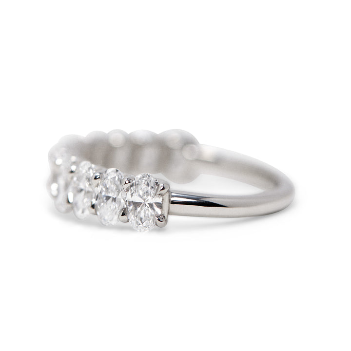 Jolene Oval Cut Diamond Band - Identity Diamonds