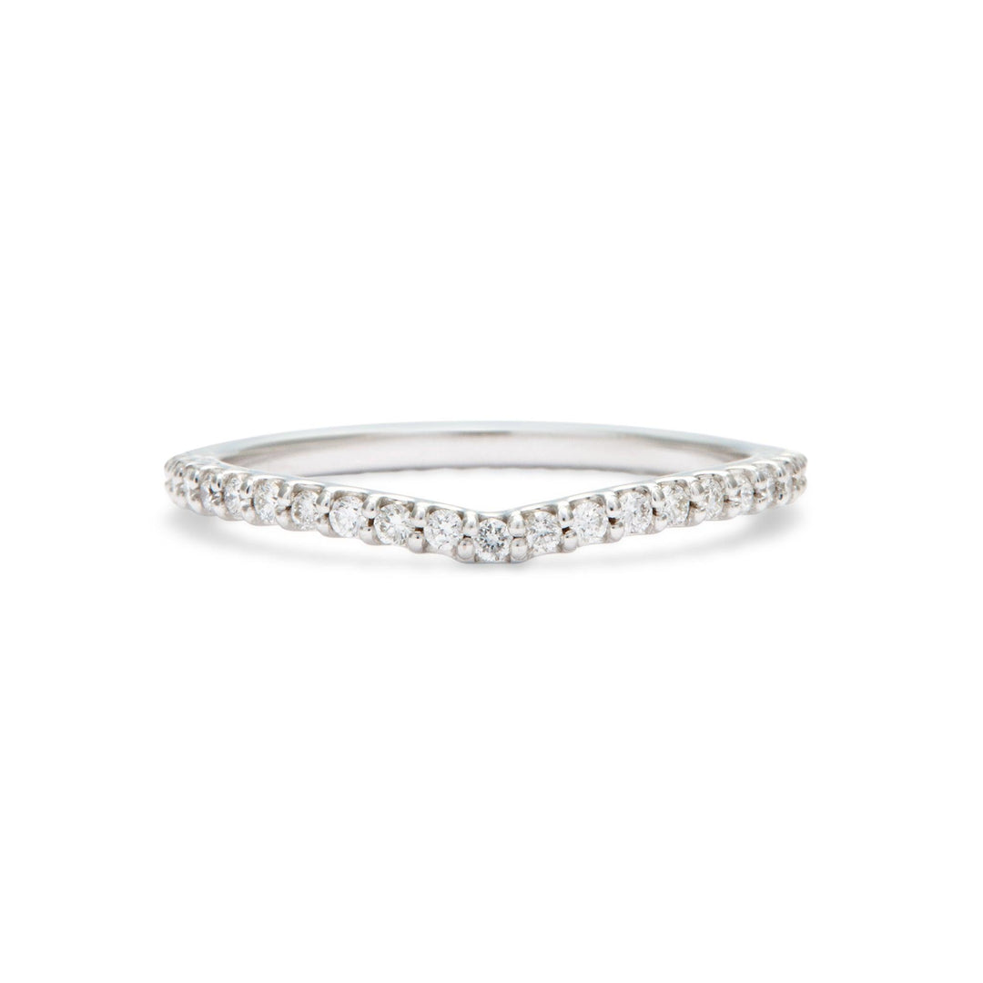Hayley Contoured Diamond Band - Identity Diamonds