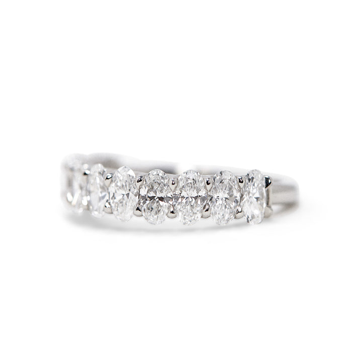 Jolene Oval Cut Diamond Band - Identity Diamonds