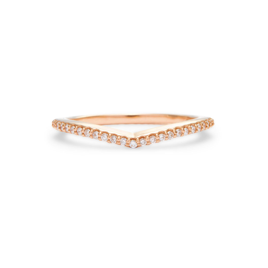 Lily Contoured Diamond Band - Identity Diamonds