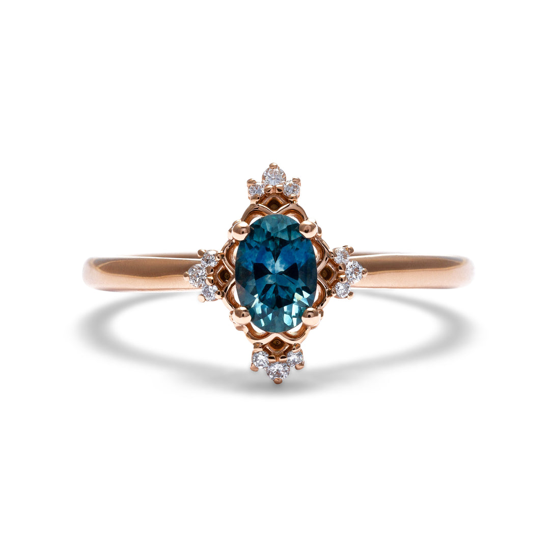 Vivian Montana Sapphire Engagement Ring - Identity Diamonds
