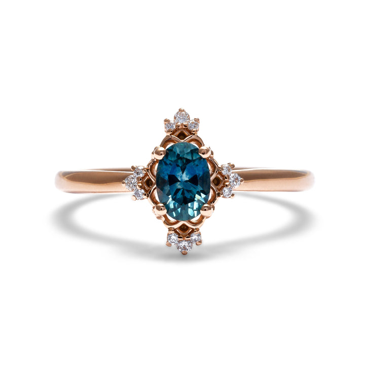 Vivian Montana Sapphire Engagement Ring - Identity Diamonds