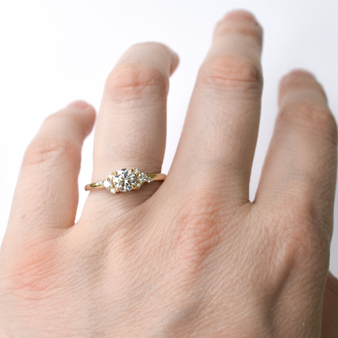 Bree Moissanite Engagement Ring - Identity Diamonds