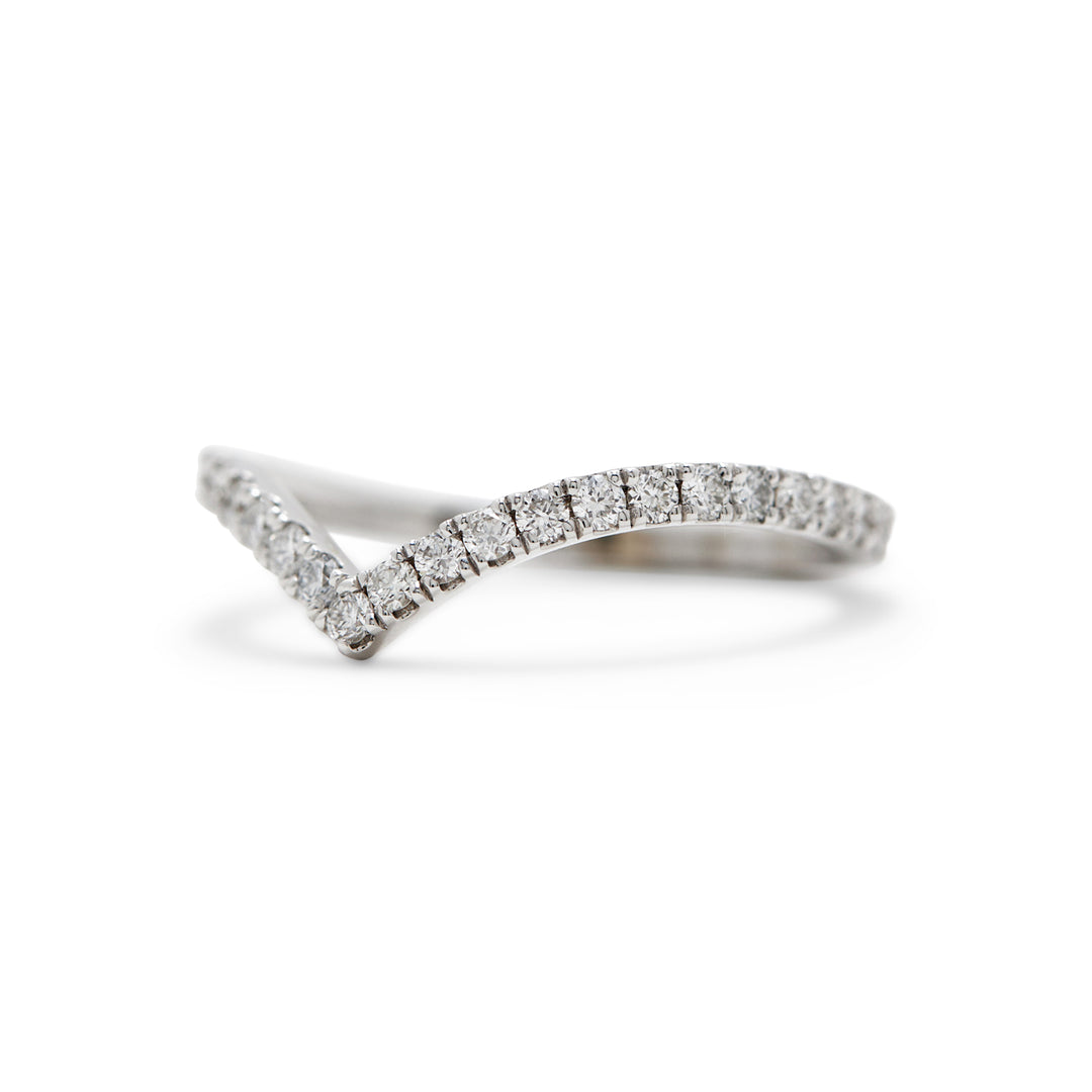 Vi Contoured Diamond Band - Identity Diamonds