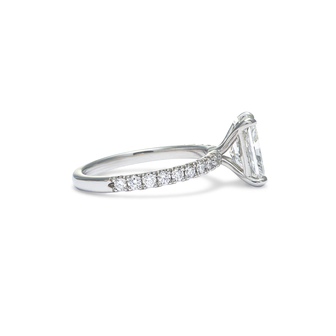 Levi Radiant Cut Diamond Engagement Ring - Identity Diamonds