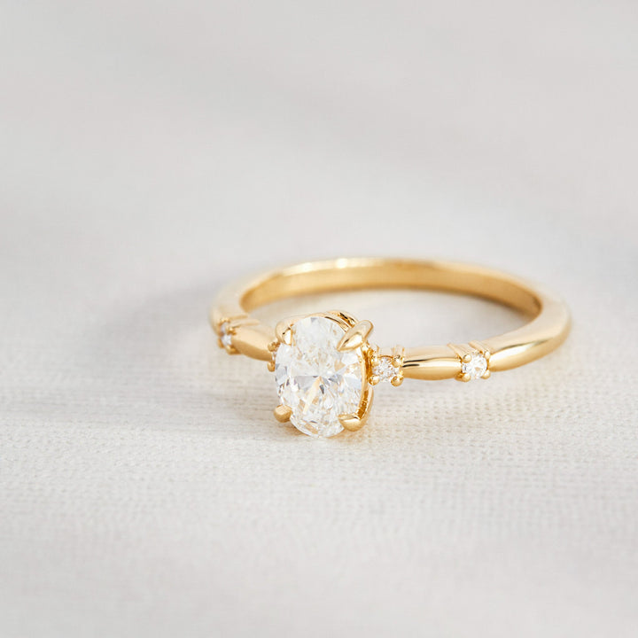 Juniper Oval Cut Engagement Ring - Identity Diamonds