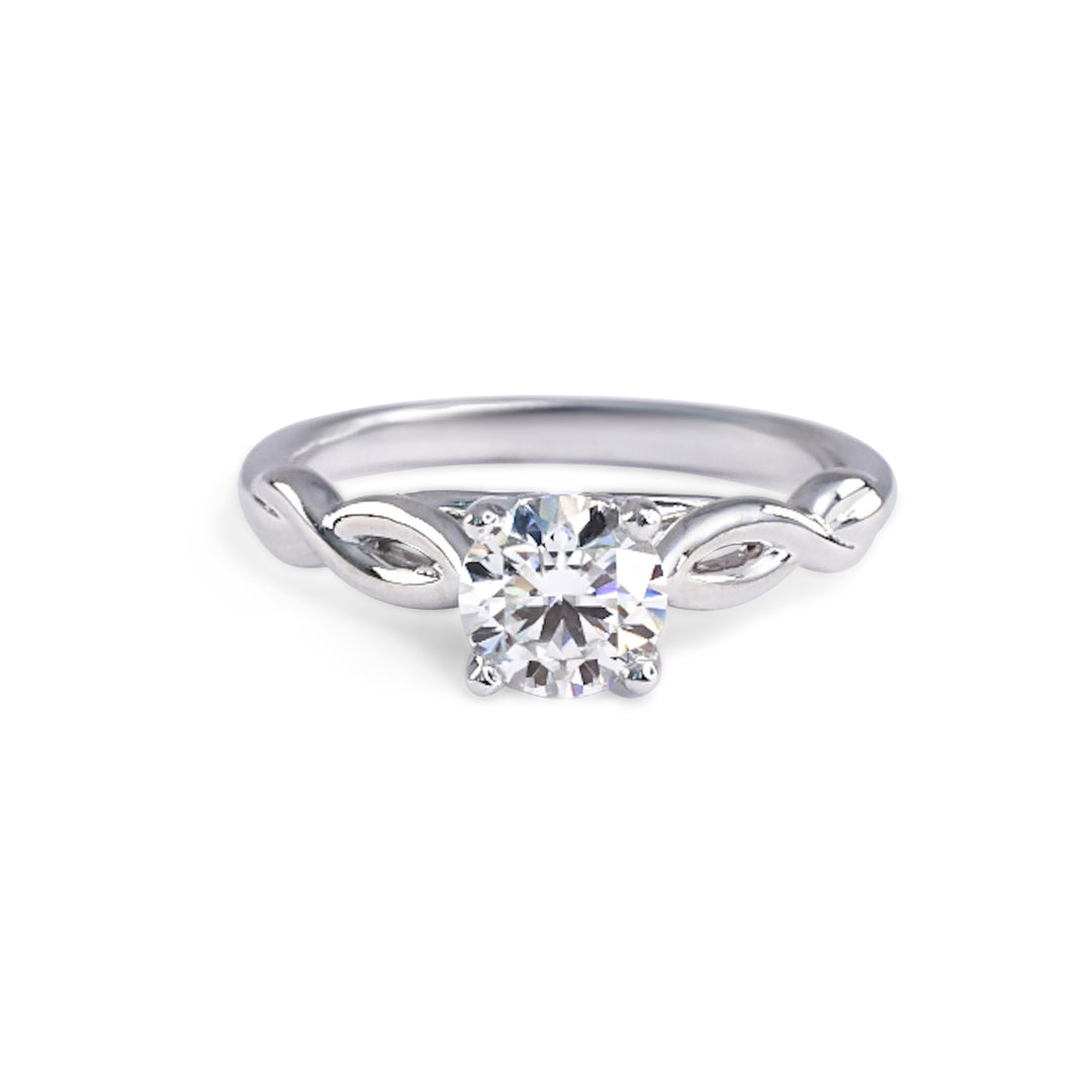 Emily Moissanite Engagement Ring *Refurbished* - Identity Diamonds