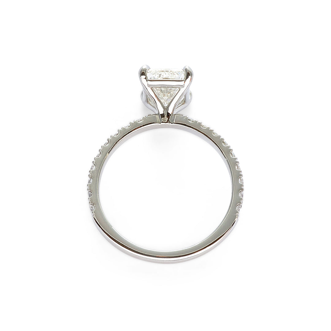 Levi Radiant Cut Diamond Engagement Ring - Identity Diamonds