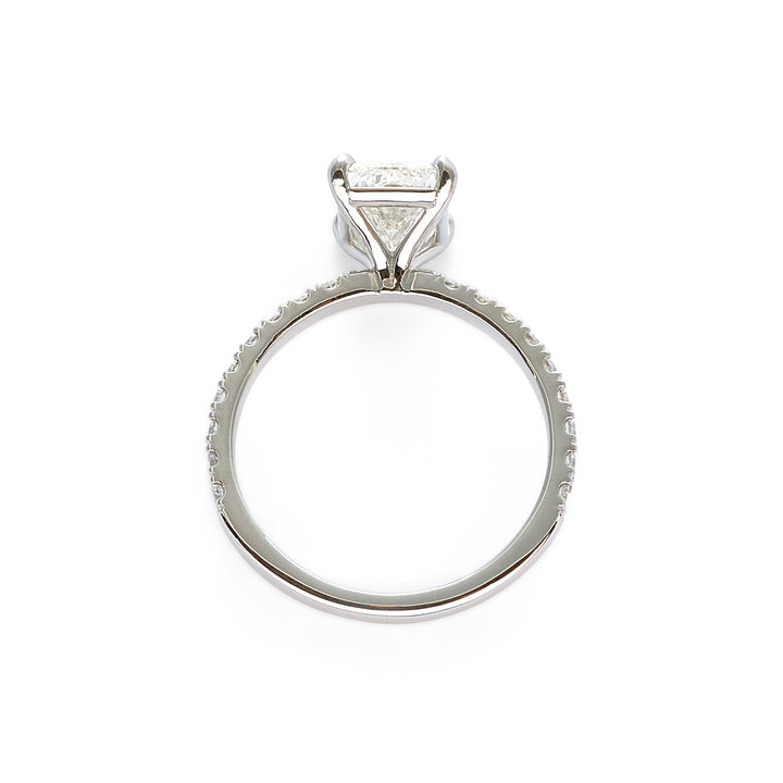 Levi Radiant Cut Diamond Engagement Ring - Identity Diamonds