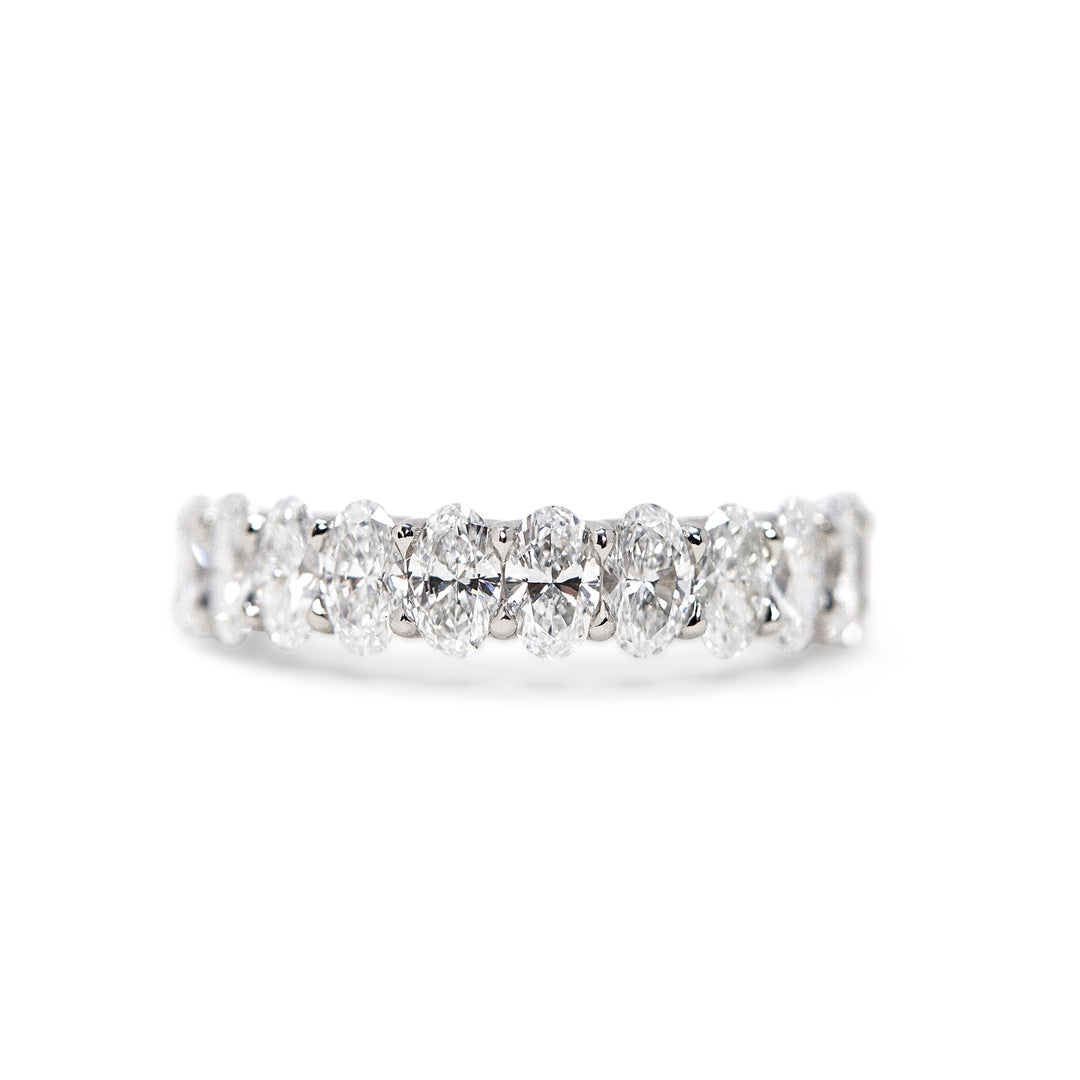 Jolene Oval Cut Diamond Band - Identity Diamonds