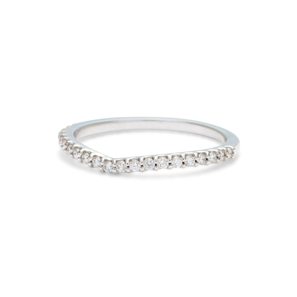 Hayley Contoured Diamond Band - Identity Diamonds