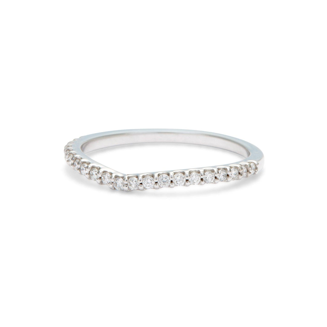 Hayley Contoured Diamond Band - Identity Diamonds