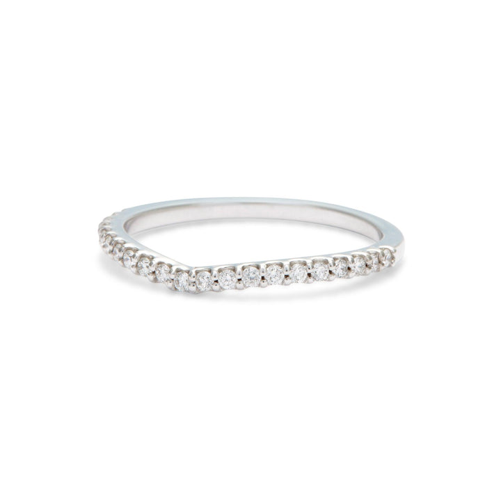 Hayley Contoured Diamond Band - Identity Diamonds