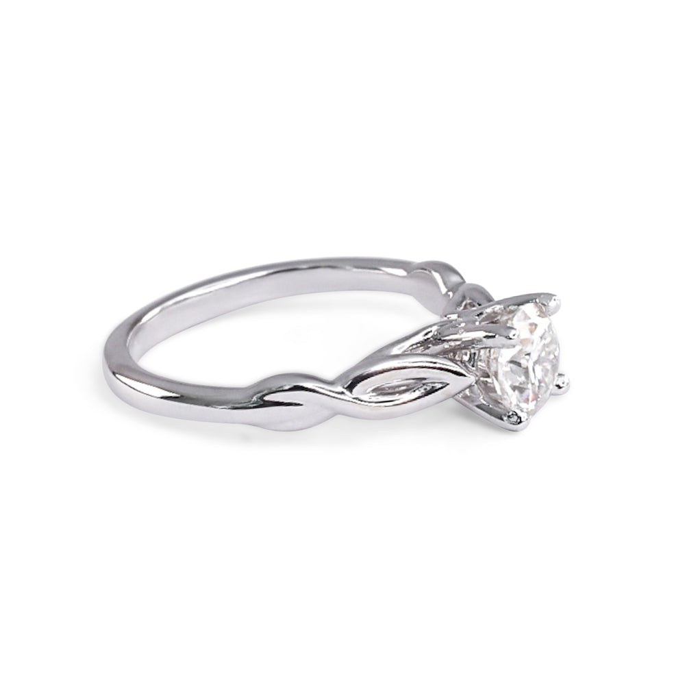 Emily Moissanite Engagement Ring *Refurbished* - Identity Diamonds