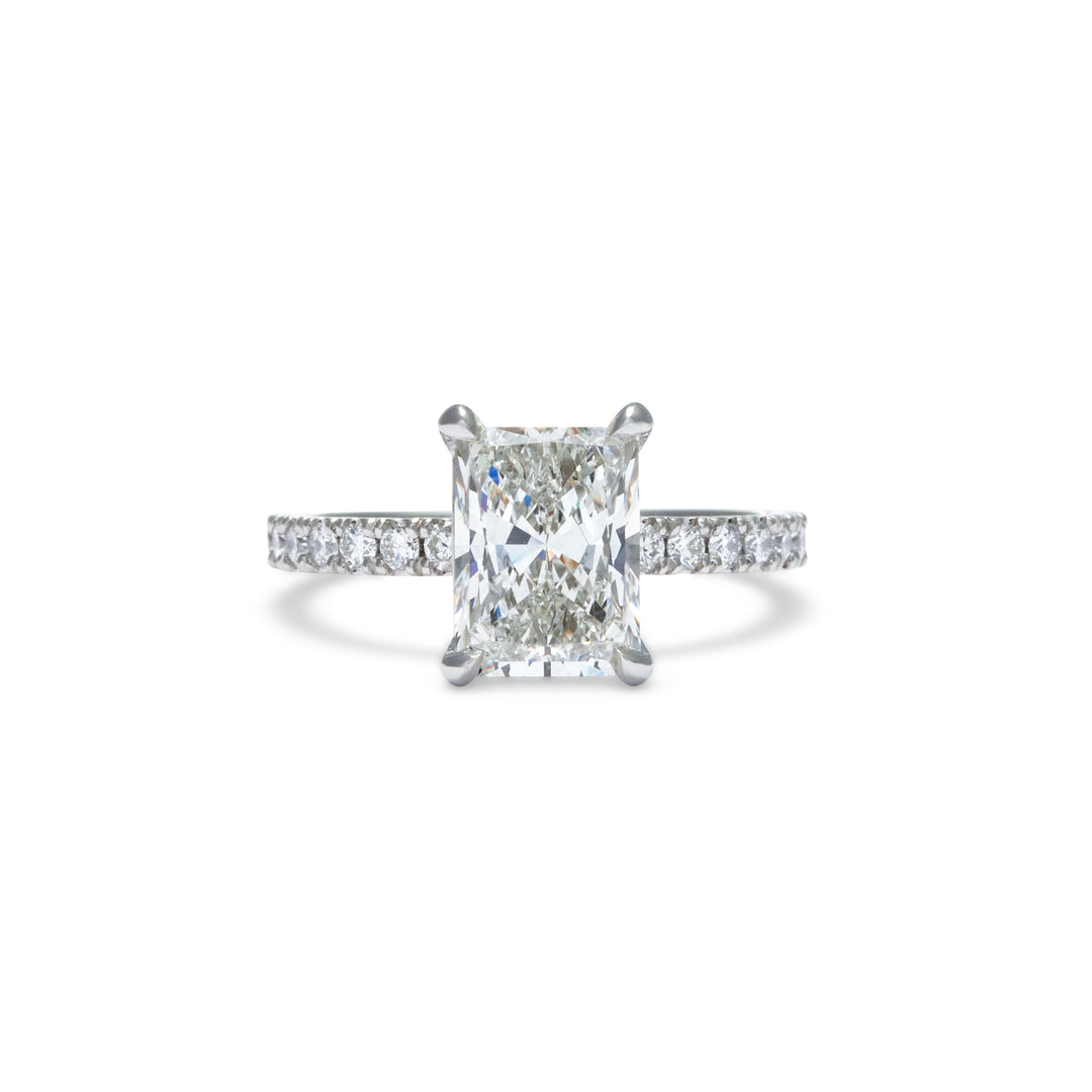 Levi Radiant Cut Diamond Engagement Ring - Identity Diamonds