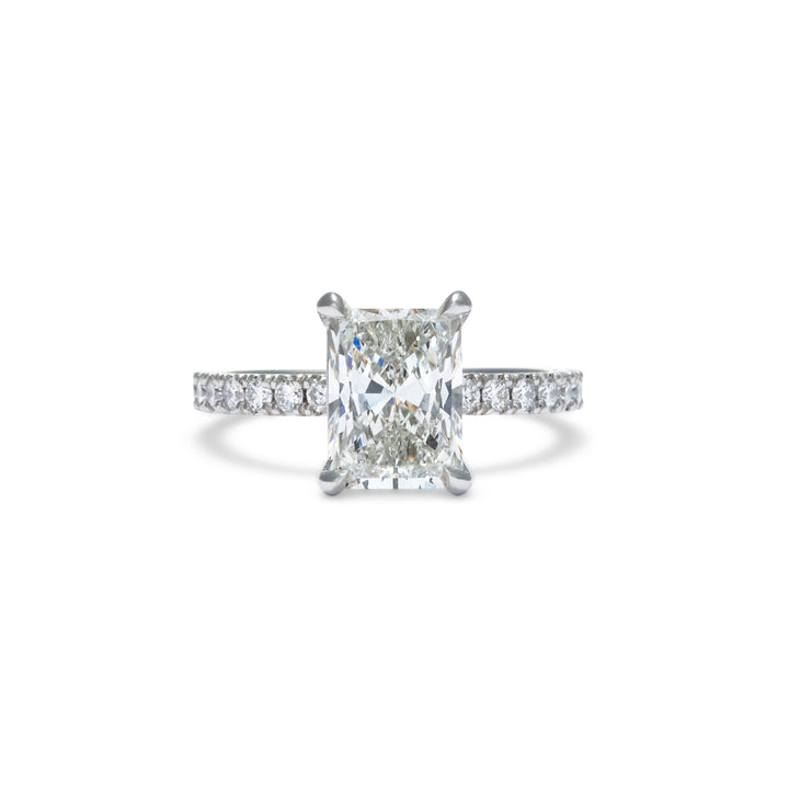 Levi Radiant Cut Diamond Engagement Ring - Identity Diamonds