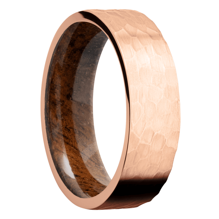 Rose Gold & Wood Band - Identity Diamonds
