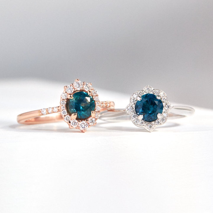 Evelynn Montana Sapphire Engagement Ring - Identity Diamonds