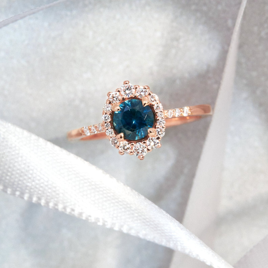 Evelynn Montana Sapphire Engagement Ring - Identity Diamonds