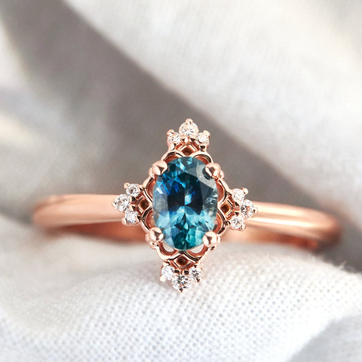 Vivian Montana Sapphire Engagement Ring - Identity Diamonds