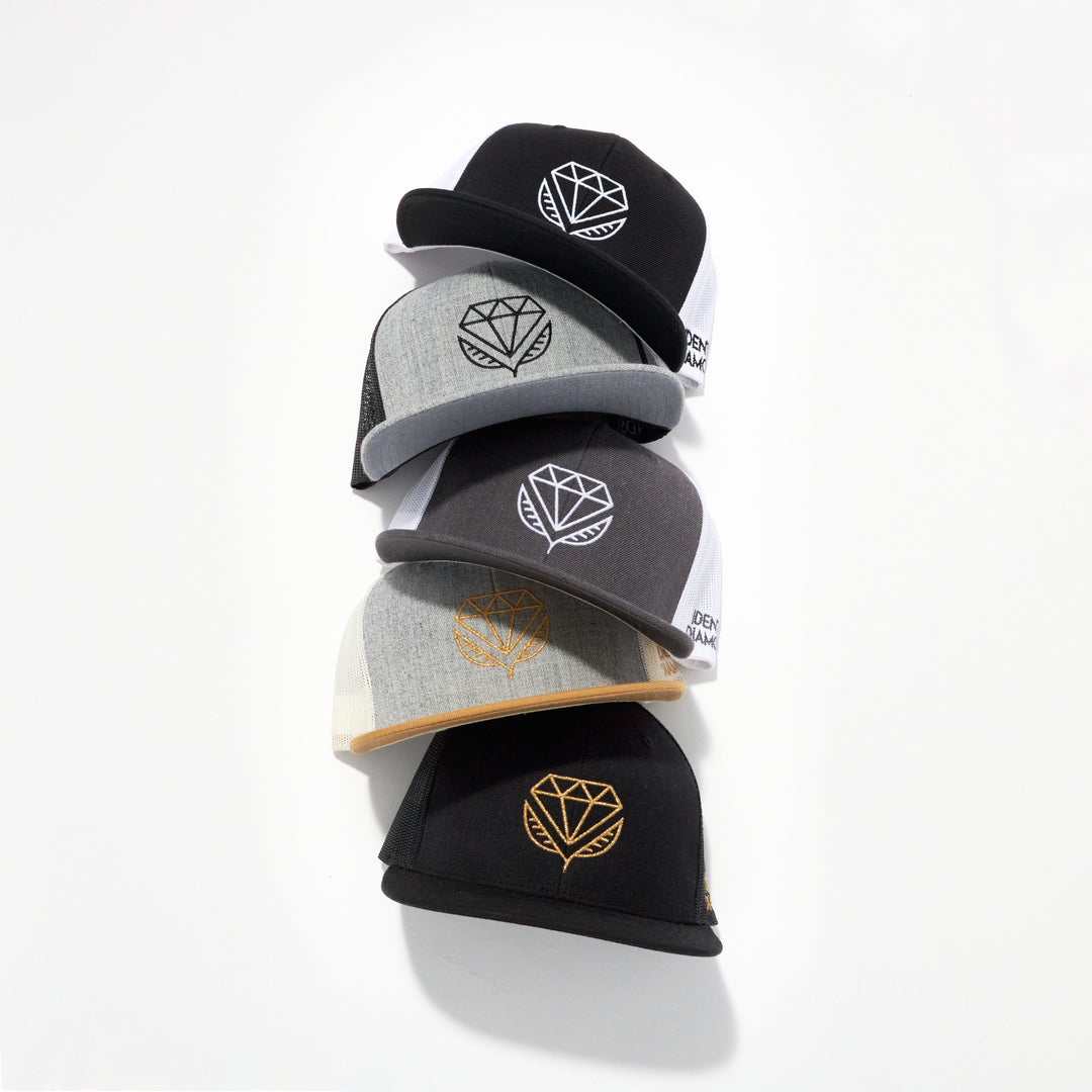 Embroidered Trucker Hat - Identity Diamonds