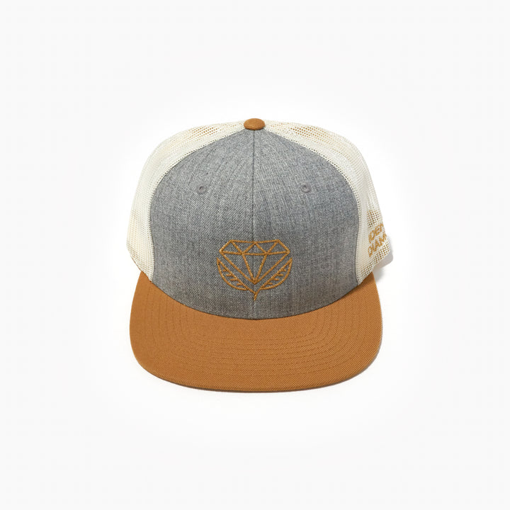 Embroidered Trucker Hat - Identity Diamonds