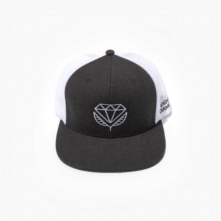 Embroidered Trucker Hat - Identity Diamonds