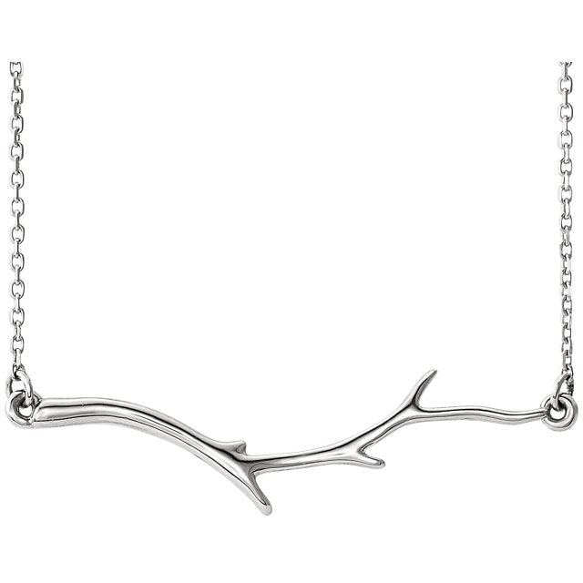 Nature Inspired Branch Necklace - Identity Diamonds
