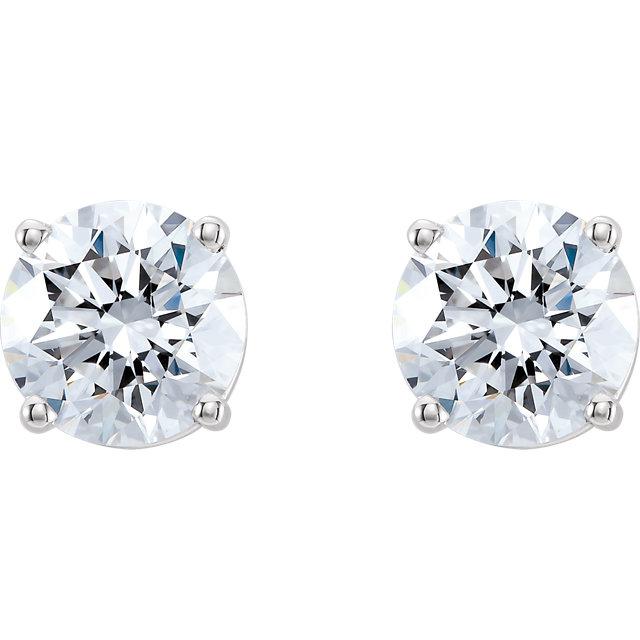 Lab-Grown Diamond Stud Earrings - 4 Prongs - Identity Diamonds