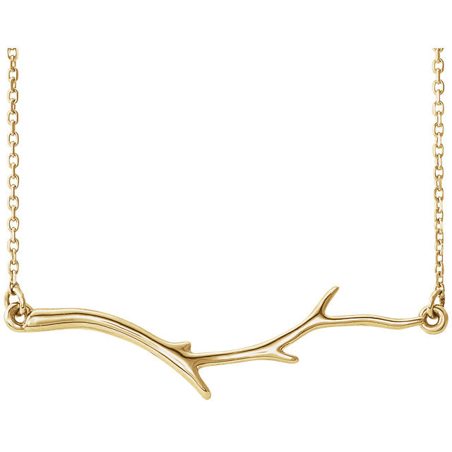 Nature Inspired Branch Necklace - Identity Diamonds