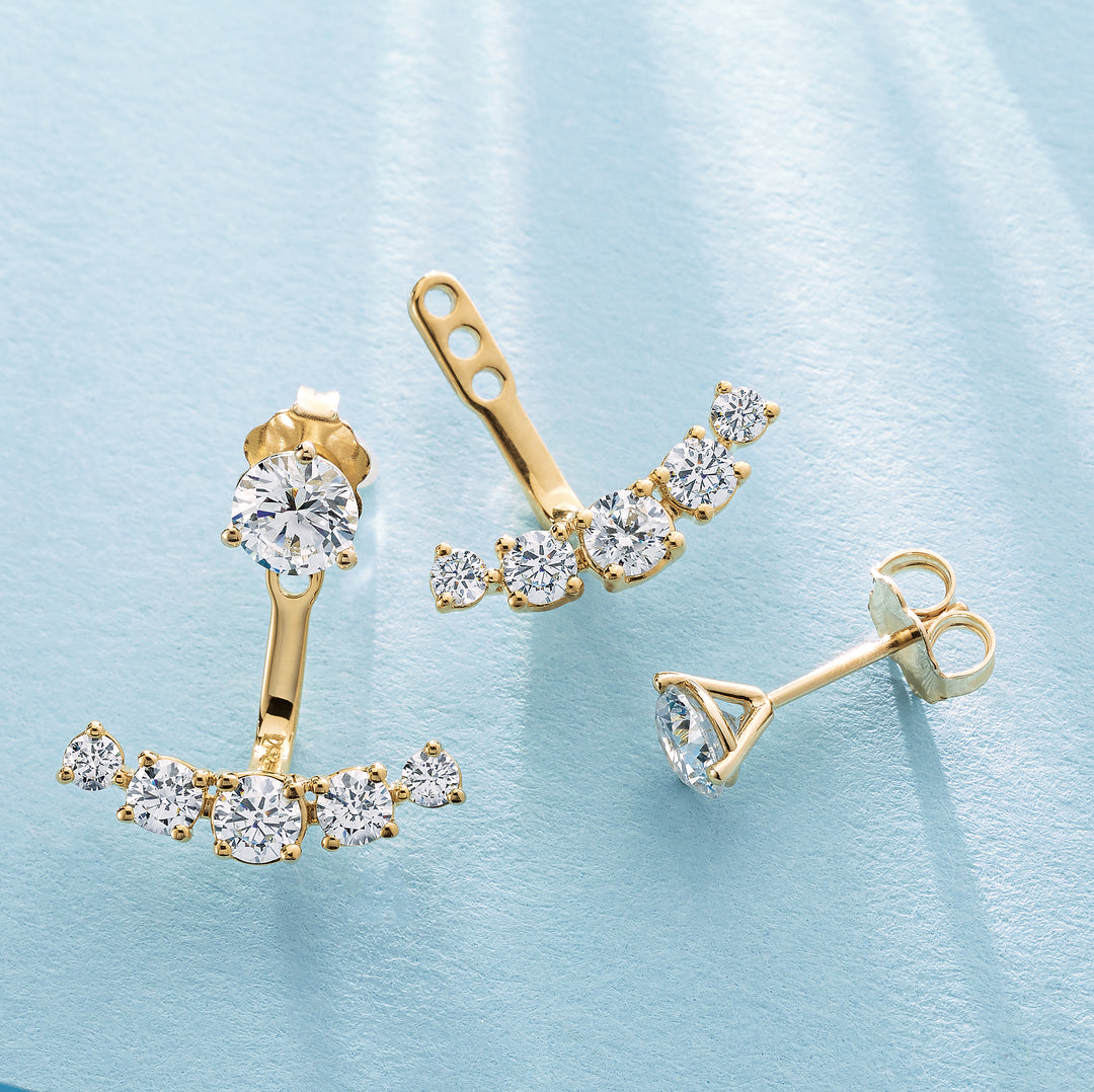Diamond Earring Jackets - Identity Diamonds