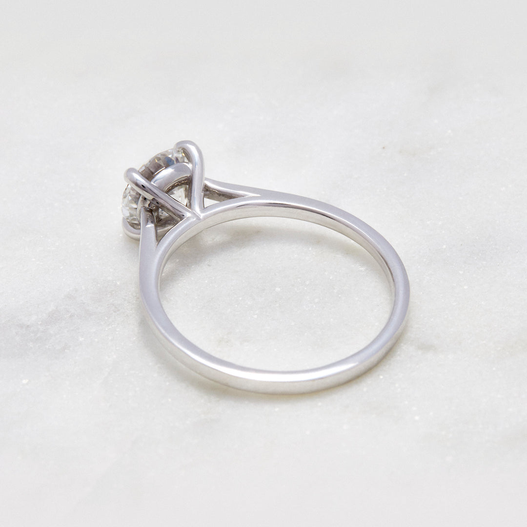 Brittany Moissanite Engagement Ring - Identity Diamonds